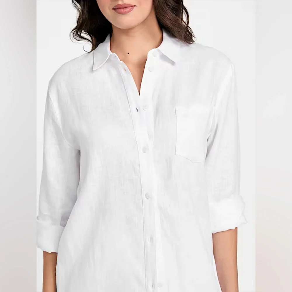 GUESS ~ Eco Gen Linen Shirt - Picture 14 of 15